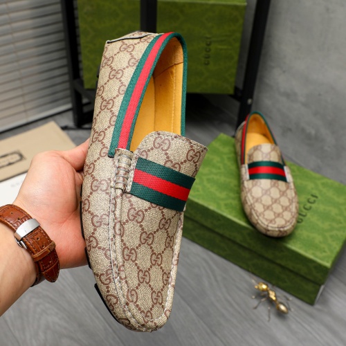 Replica Gucci Oxfords Shoes For Men #1195708 $68.00 USD for Wholesale