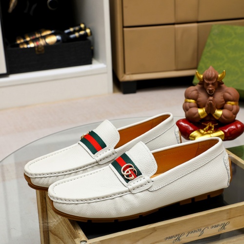 Replica Gucci Oxfords Shoes For Men #1195719 $68.00 USD for Wholesale