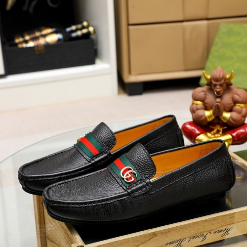 Replica Gucci Oxfords Shoes For Men #1195720 $68.00 USD for Wholesale