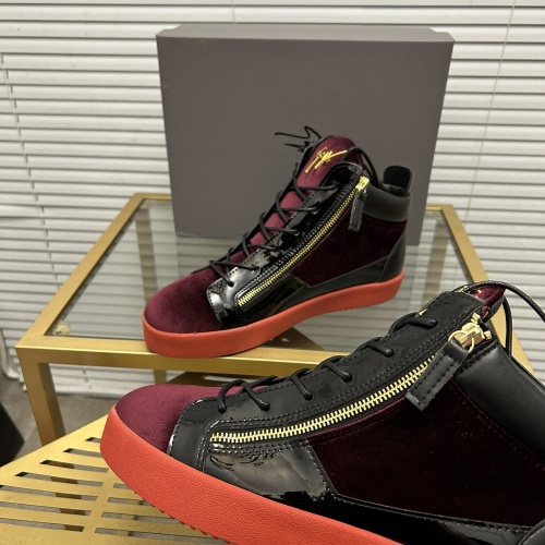 Replica Giuseppe Zanotti High Tops Shoes For Men #1196109 $96.00 USD for Wholesale