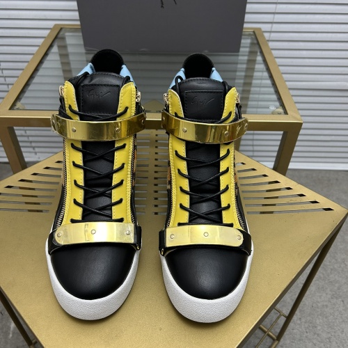 Replica Giuseppe Zanotti High Tops Shoes For Men #1196114 $100.00 USD for Wholesale