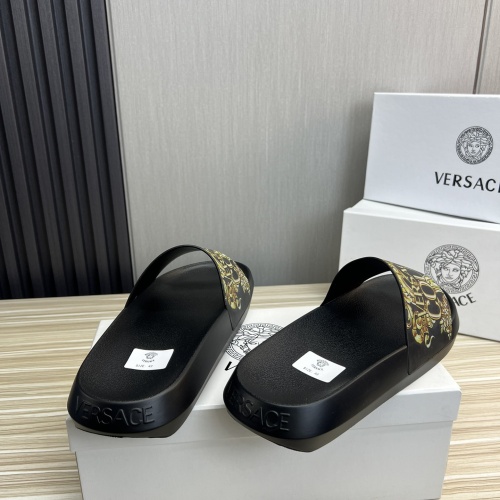 Replica Versace Slippers For Men #1196599 $45.00 USD for Wholesale