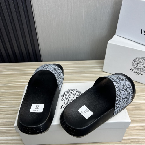 Replica Versace Slippers For Men #1196603 $45.00 USD for Wholesale