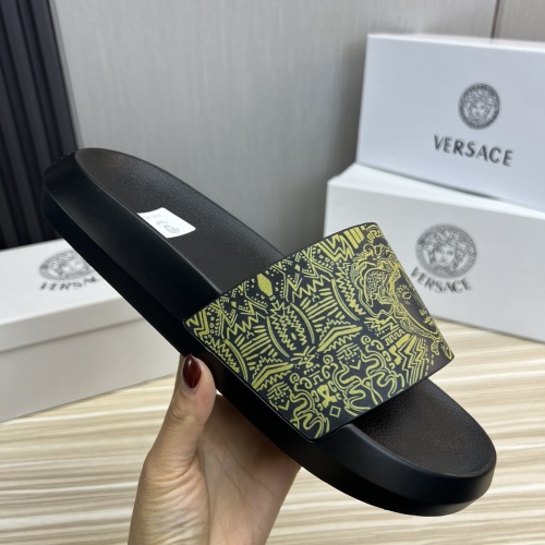 Replica Versace Slippers For Men #1196604 $45.00 USD for Wholesale