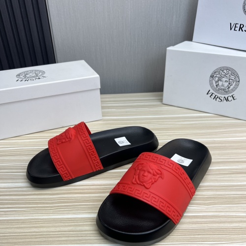 Replica Versace Slippers For Men #1196606 $45.00 USD for Wholesale