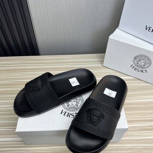 Replica Versace Slippers For Men #1196608 $45.00 USD for Wholesale