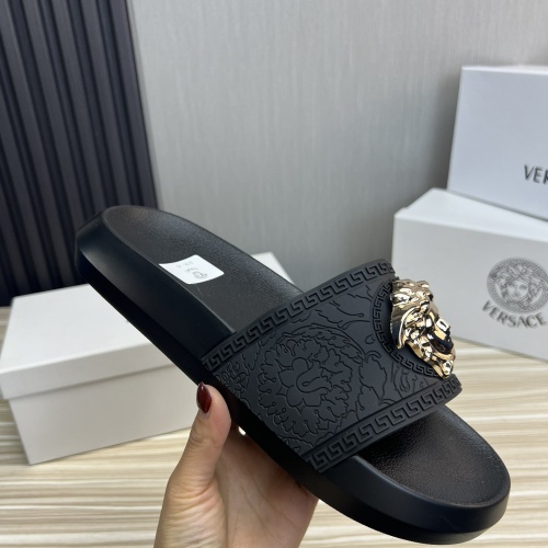 Replica Versace Slippers For Men #1196610 $45.00 USD for Wholesale