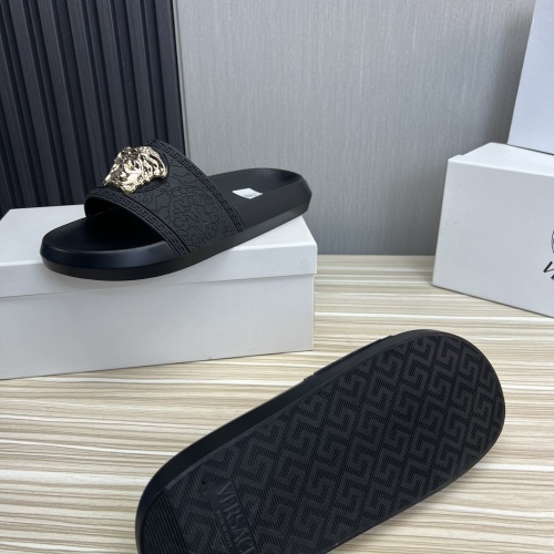 Replica Versace Slippers For Men #1196610 $45.00 USD for Wholesale