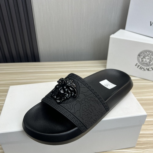 Replica Versace Slippers For Men #1196611 $45.00 USD for Wholesale