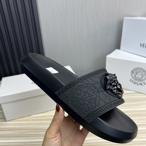 Replica Versace Slippers For Men #1196611 $45.00 USD for Wholesale