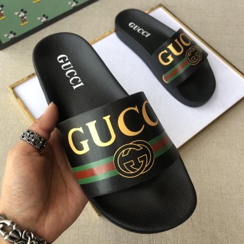 Replica Gucci Slippers For Men #1196650 $42.00 USD for Wholesale