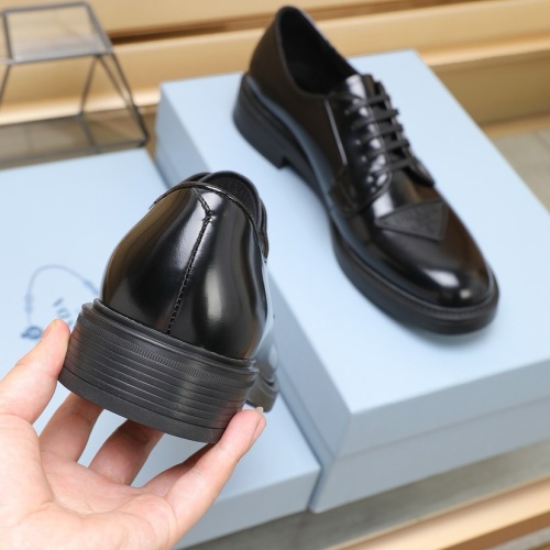 Replica Prada Leather Shoes For Men #1196712 $125.00 USD for Wholesale