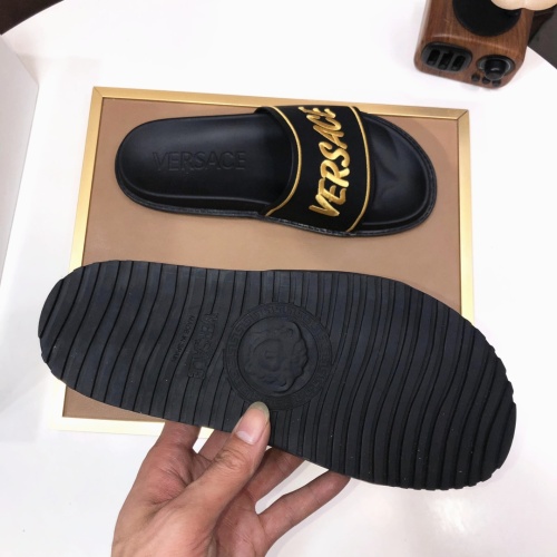 Replica Versace Slippers For Men #1196766 $52.00 USD for Wholesale