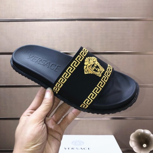 Replica Versace Slippers For Men #1196771 $52.00 USD for Wholesale