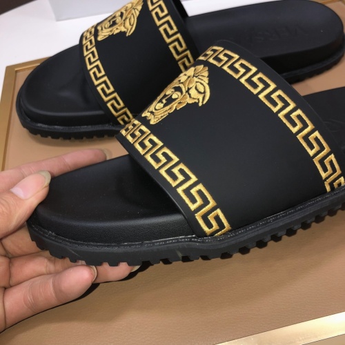 Replica Versace Slippers For Men #1196771 $52.00 USD for Wholesale