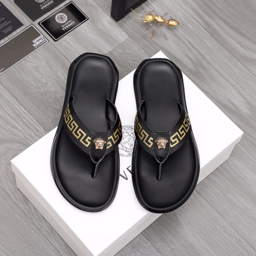 Replica Versace Slippers For Men #1196789 $42.00 USD for Wholesale