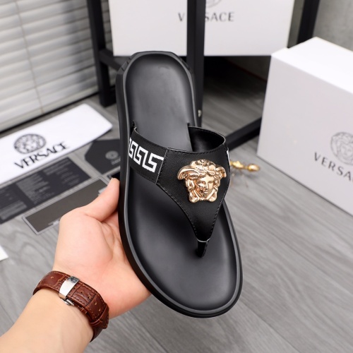 Replica Versace Slippers For Men #1196793 $42.00 USD for Wholesale