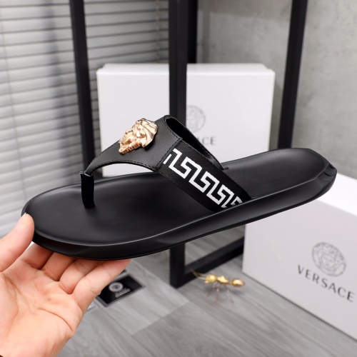 Replica Versace Slippers For Men #1196793 $42.00 USD for Wholesale