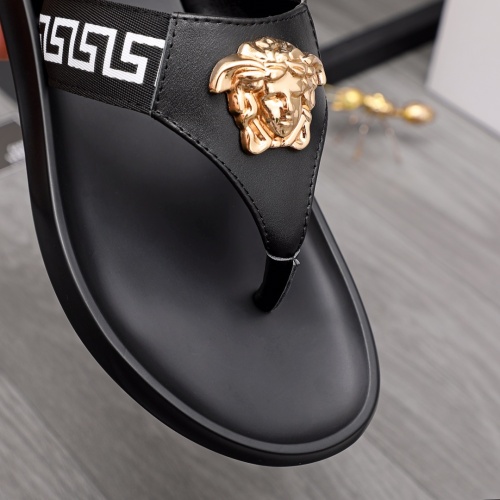 Replica Versace Slippers For Men #1196793 $42.00 USD for Wholesale