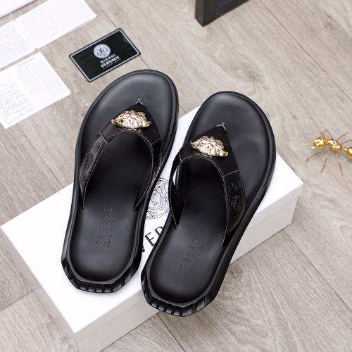 Replica Versace Slippers For Men #1196798 $42.00 USD for Wholesale