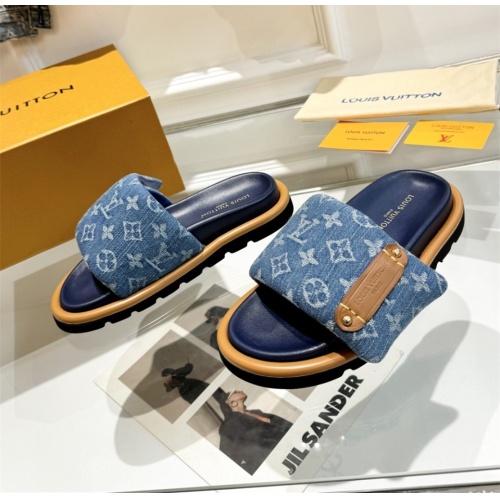 Louis Vuitton Slippers For Men #1196932 $76.00 USD, Wholesale Replica Louis Vuitton Slippers