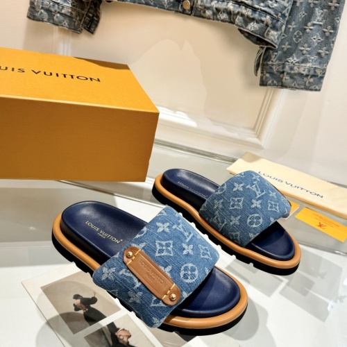 Replica Louis Vuitton Slippers For Women #1196933 $72.00 USD for Wholesale