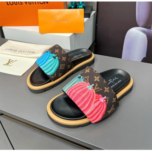 Louis Vuitton Slippers For Women #1196953 $72.00 USD, Wholesale Replica Louis Vuitton Slippers