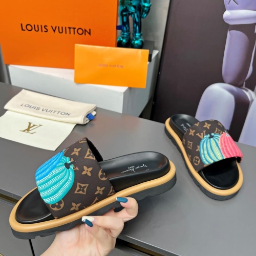 Replica Louis Vuitton Slippers For Women #1196953 $72.00 USD for Wholesale