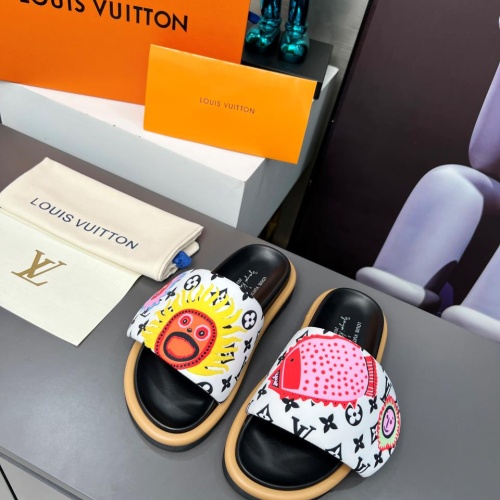 Replica Louis Vuitton Slippers For Women #1196957 $72.00 USD for Wholesale