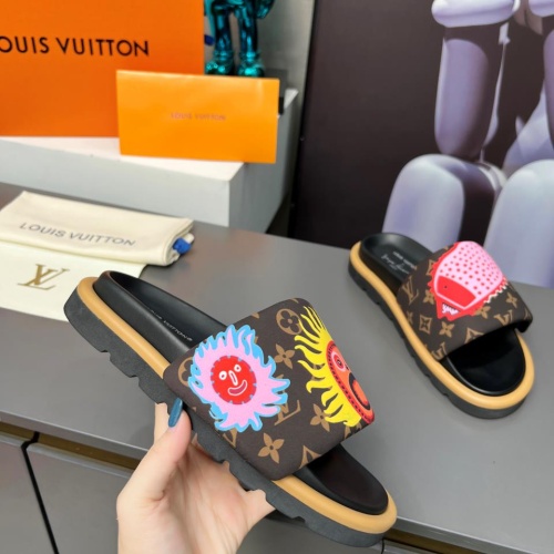 Replica Louis Vuitton Slippers For Women #1196966 $72.00 USD for Wholesale