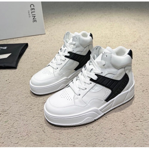 Celine High Top Shoes For Men #1197154 $98.00 USD, Wholesale Replica Celine High Top Shoes