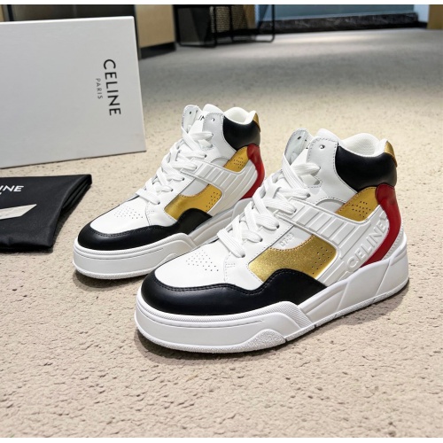 Celine High Top Shoes For Men #1197156 $98.00 USD, Wholesale Replica Celine High Top Shoes