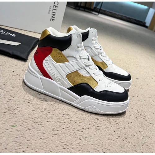 Replica Celine High Top Shoes For Men #1197156 $98.00 USD for Wholesale