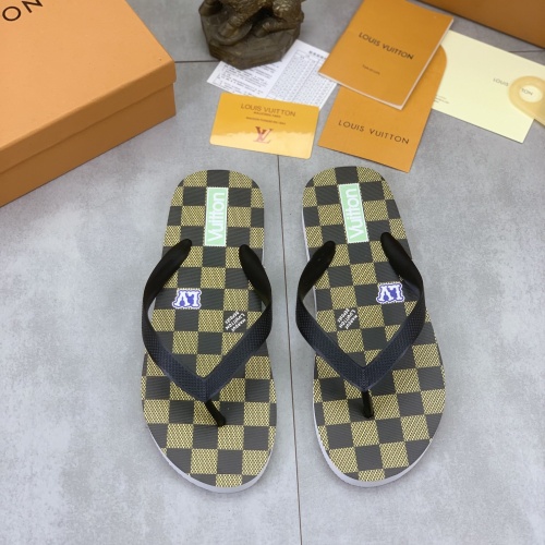 Louis Vuitton Slippers For Men #1197361 $45.00 USD, Wholesale Replica Louis Vuitton Slippers