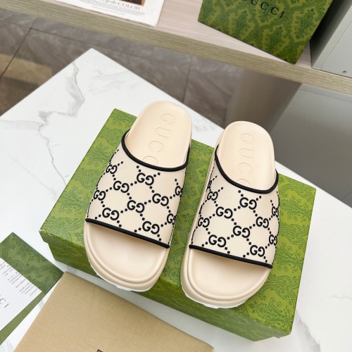 Replica Gucci Slippers For Women #1197537 $76.00 USD for Wholesale