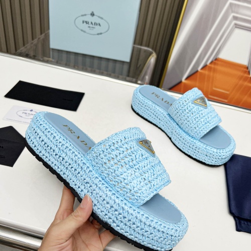 Replica Prada Slippers For Women #1197548 $96.00 USD for Wholesale