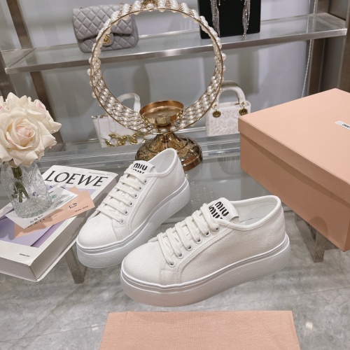 MIU MIU Casual Shoes For Women #1197554 $100.00 USD, Wholesale Replica MIU MIU Casual Shoes