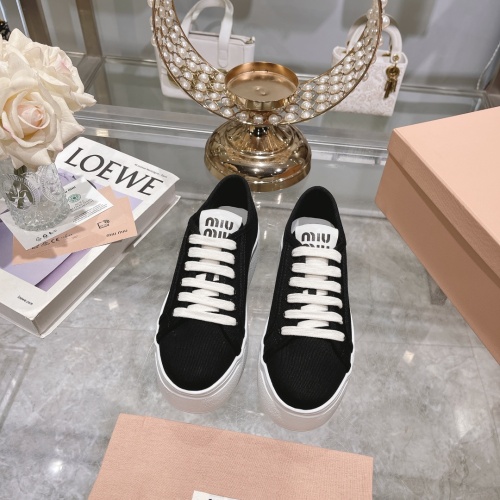 Replica MIU MIU Casual Shoes For Women #1197556 $100.00 USD for Wholesale