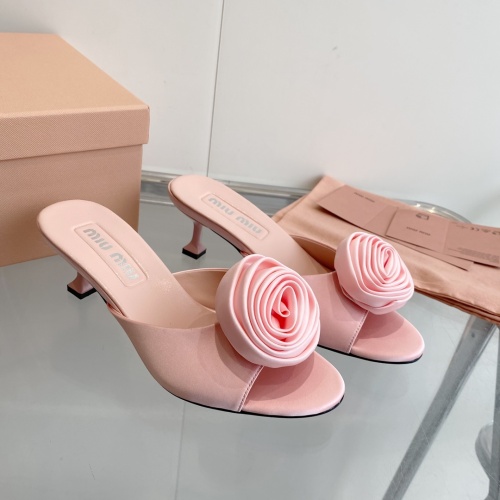 Replica MIU MIU Slippers For Women #1197565 $98.00 USD for Wholesale