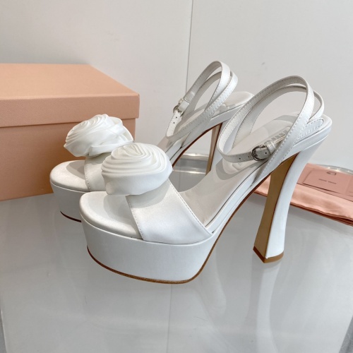 MIU MIU Sandal For Women #1197571 $108.00 USD, Wholesale Replica MIU MIU Sandal