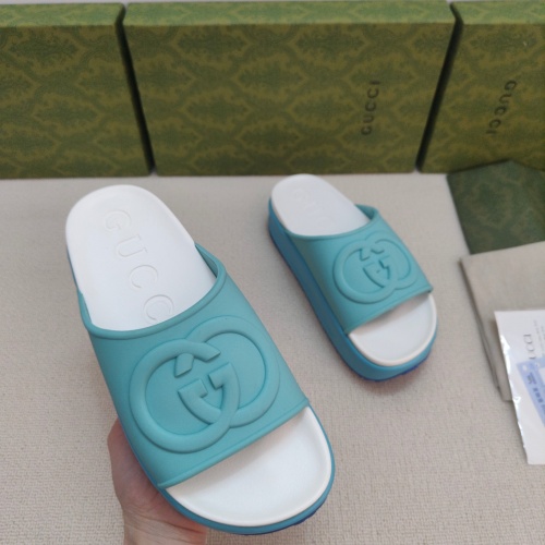 Replica Gucci Slippers For Women #1197637 $56.00 USD for Wholesale