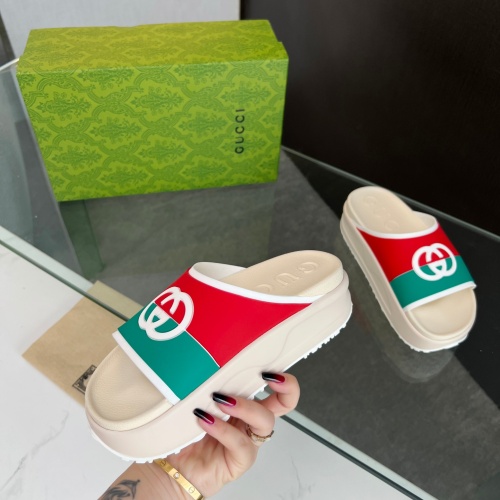 Replica Gucci Slippers For Women #1197675 $60.00 USD for Wholesale