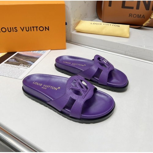 Louis Vuitton Slippers For Women #1197708 $76.00 USD, Wholesale Replica Louis Vuitton Slippers