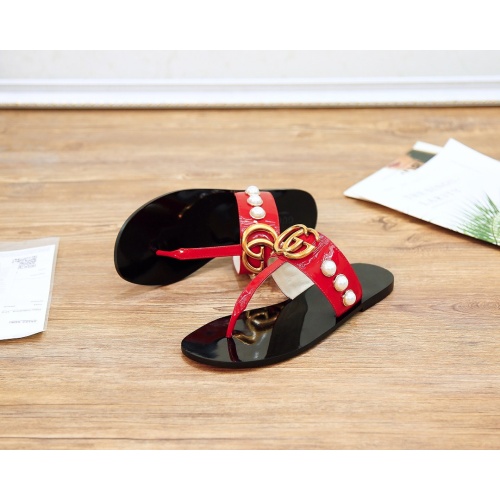 Replica Gucci Slippers For Women #1197738 $60.00 USD for Wholesale