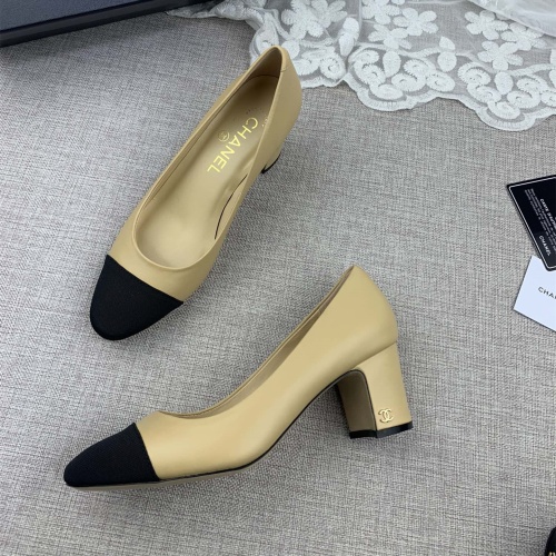 Chanel High-Heeled Shoes For Women #1197747 $88.00 USD, Wholesale Replica Chanel High-Heeled Shoes