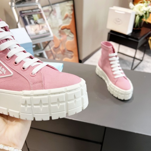 Replica Prada High Top Shoes For Women #1197766 $88.00 USD for Wholesale