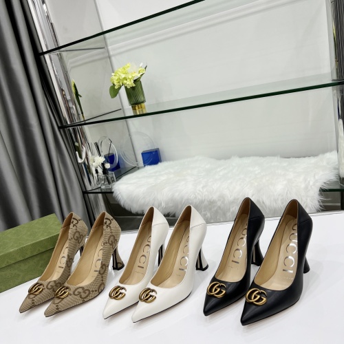 Replica Gucci High-Heeled Shoes For Women #1197990 $80.00 USD for Wholesale