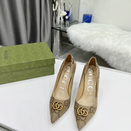 Replica Gucci High-Heeled Shoes For Women #1197990 $80.00 USD for Wholesale