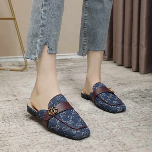 Replica Gucci Slippers For Women #1197991 $88.00 USD for Wholesale