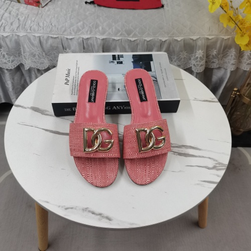 Replica Dolce & Gabbana D&G Slippers For Women #1198071 $115.00 USD for Wholesale